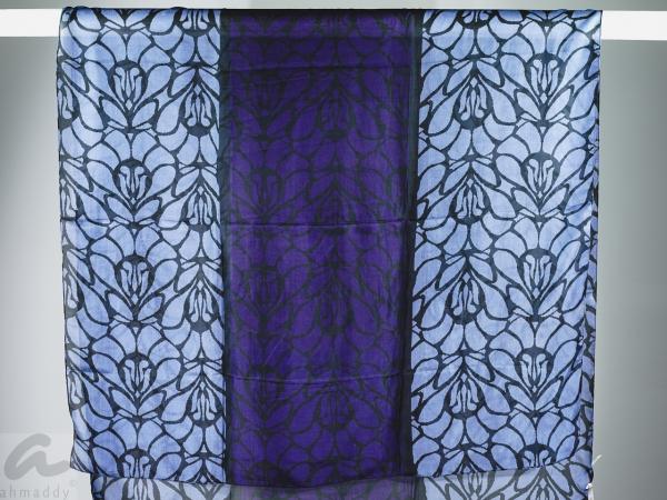 AHMADDY Seidenschal blau